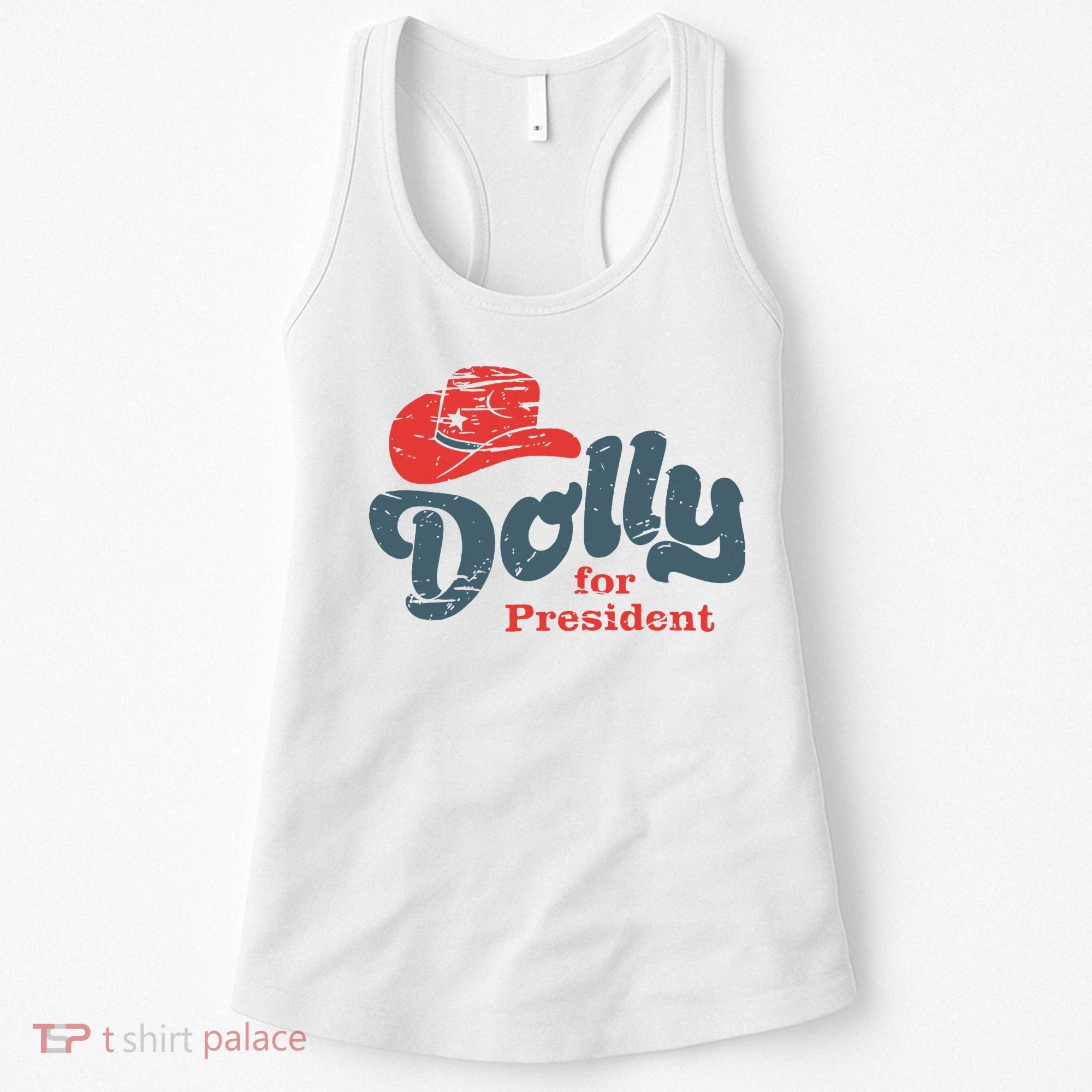 Dolly For President Women's Tank Top