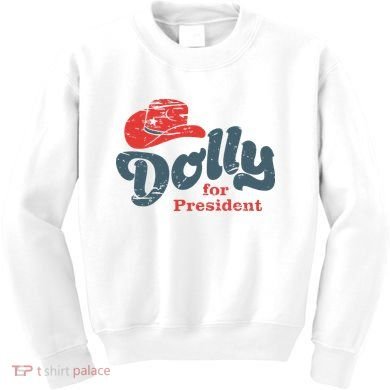 Dolly For President Kids Sweatshirt