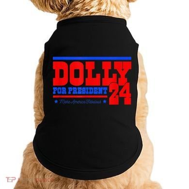 Dolly For President Doggie Tank