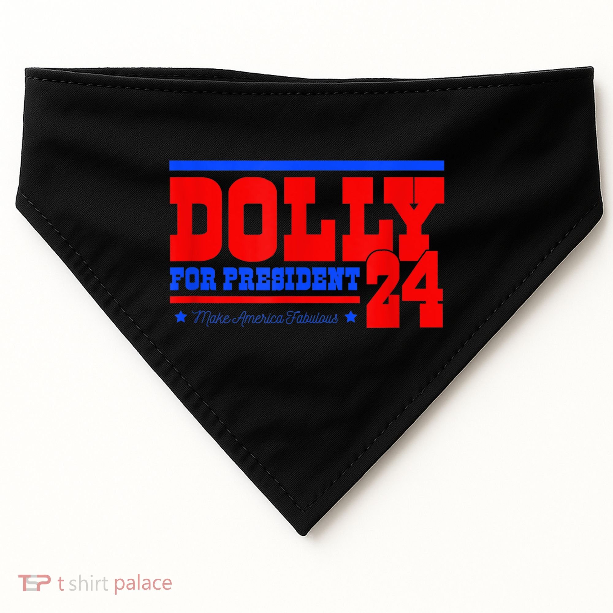 Dolly For President USA-Made Doggie Bandana