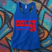 Dolly For President Women's Tank Top thumb 3