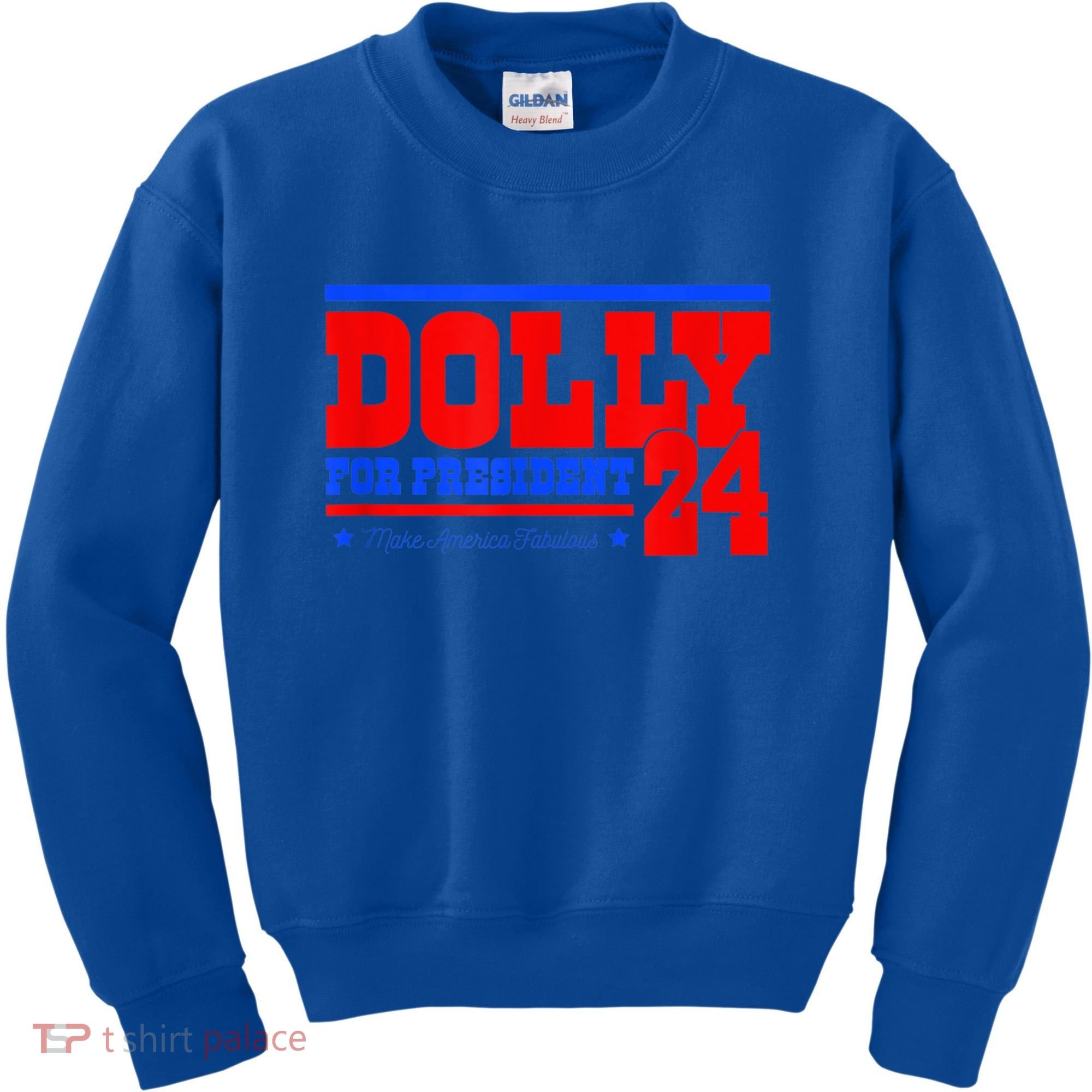 Dolly For President Kids Sweatshirt