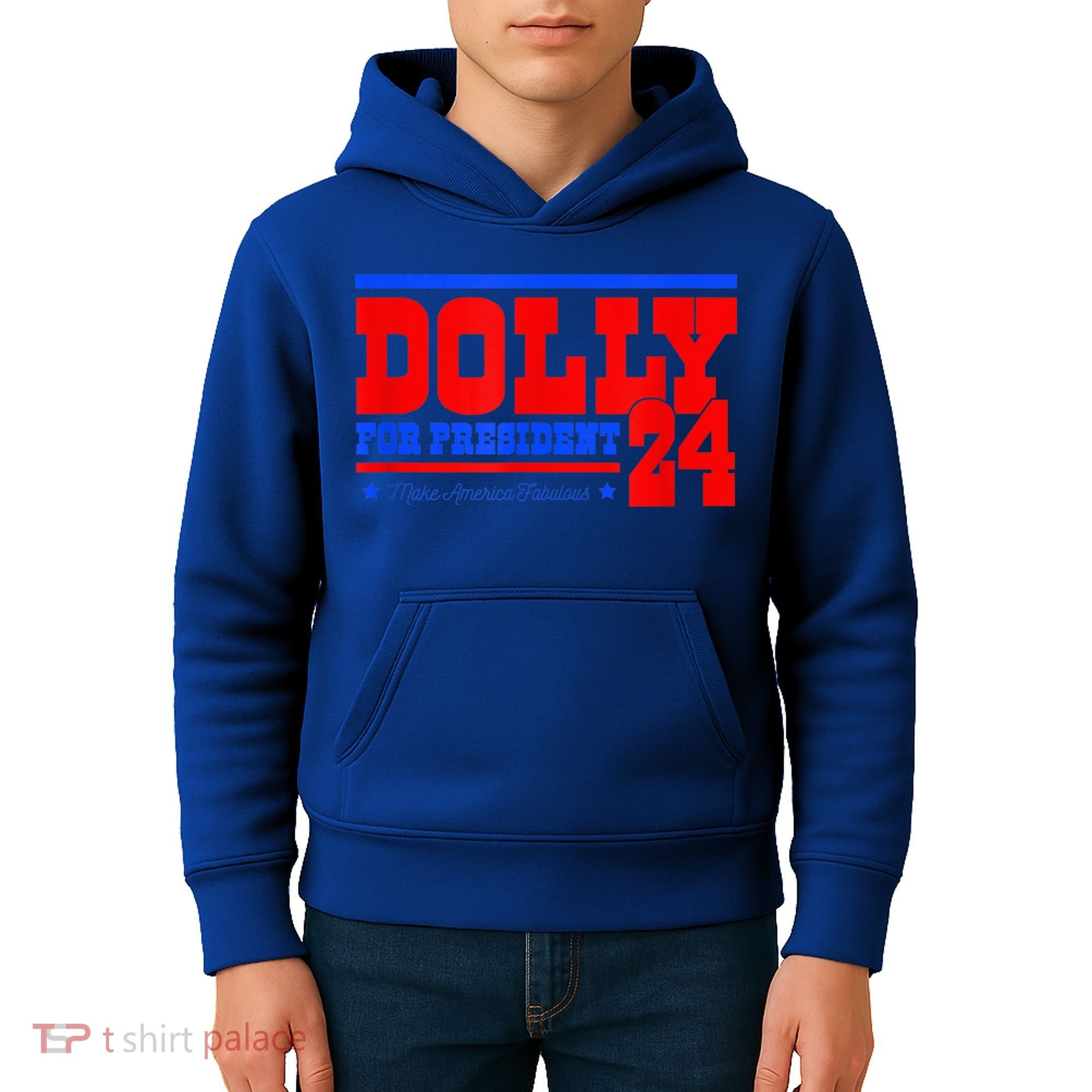 Dolly For President Kids Hoodie