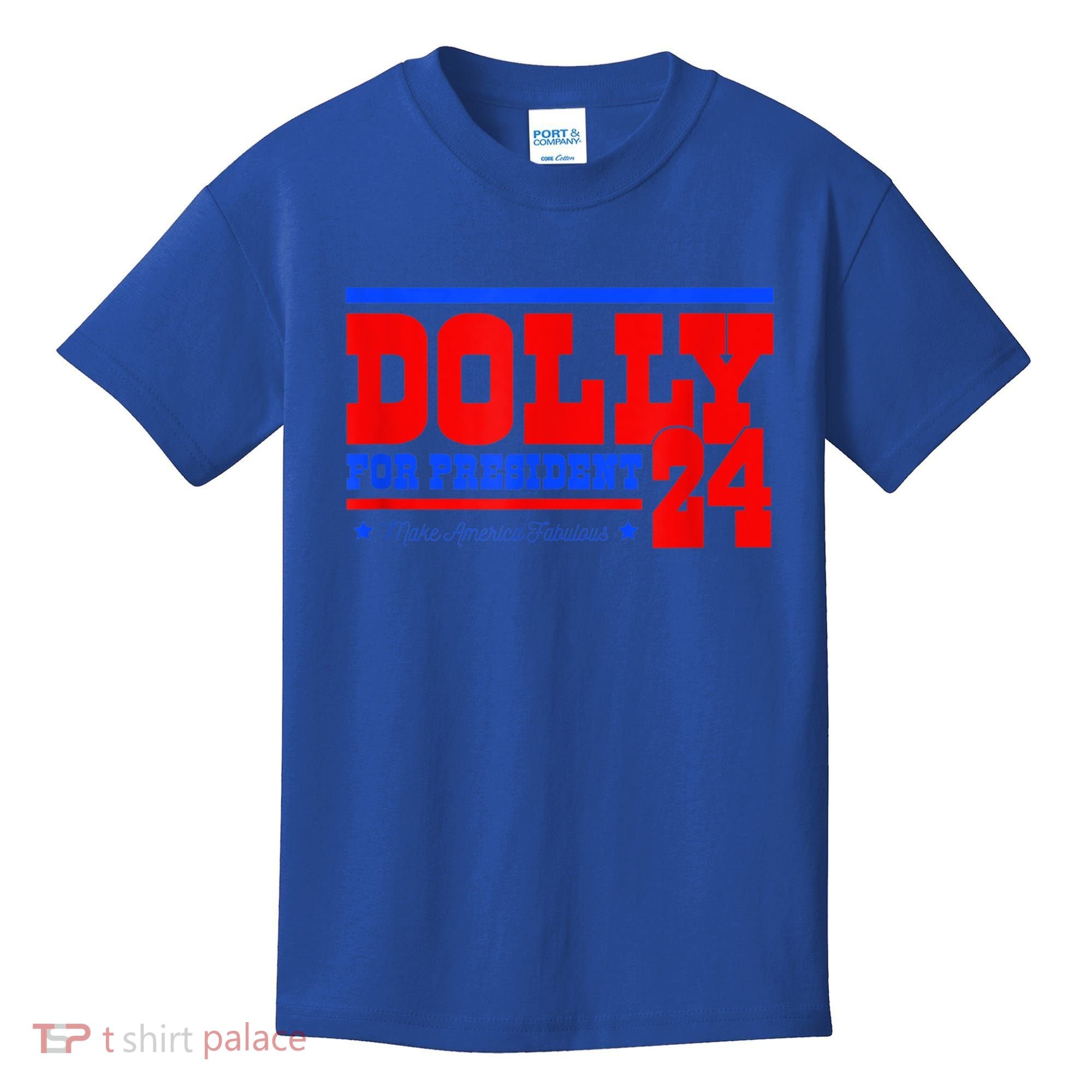 Dolly For President Kids T-Shirt