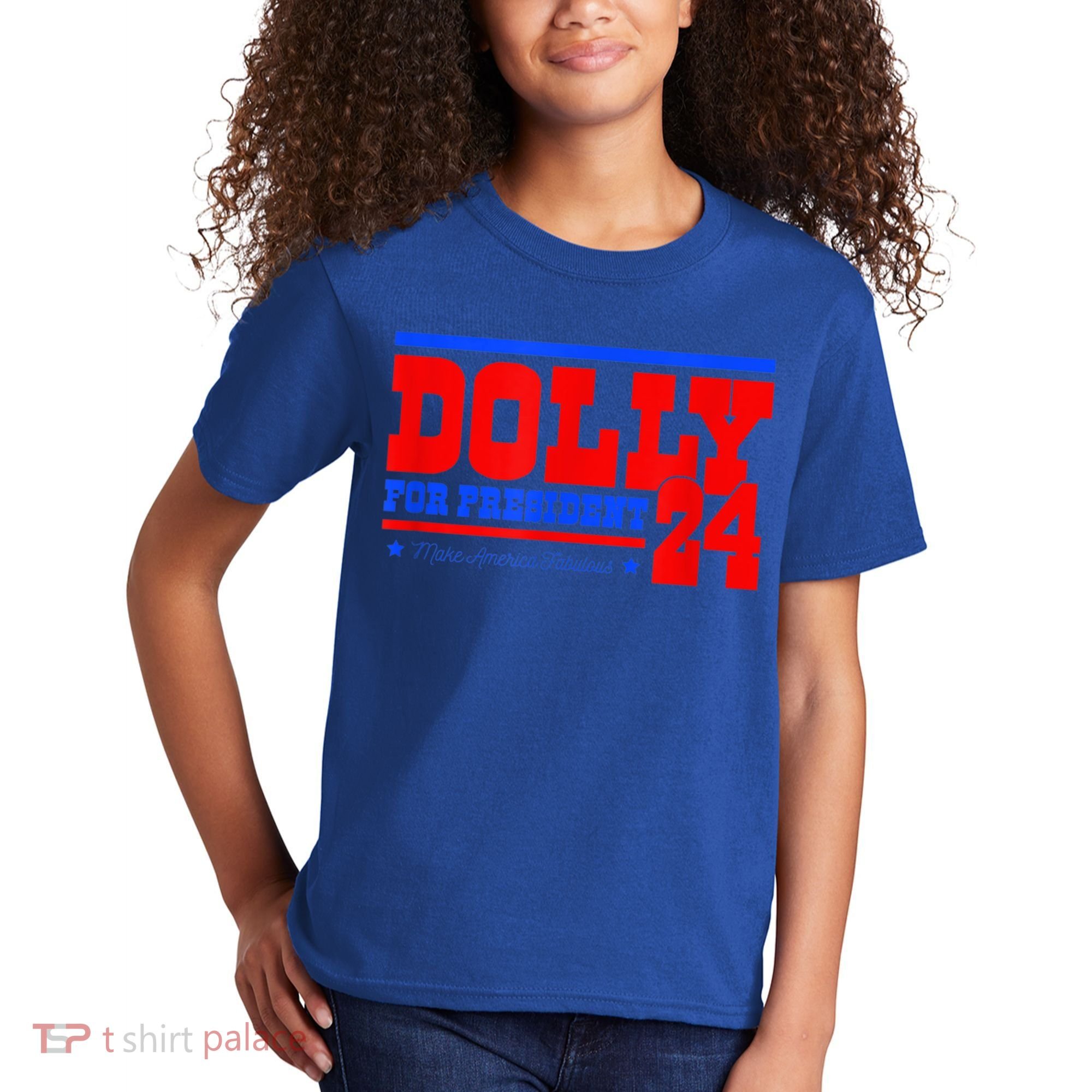 Dolly For President Kids T-Shirt