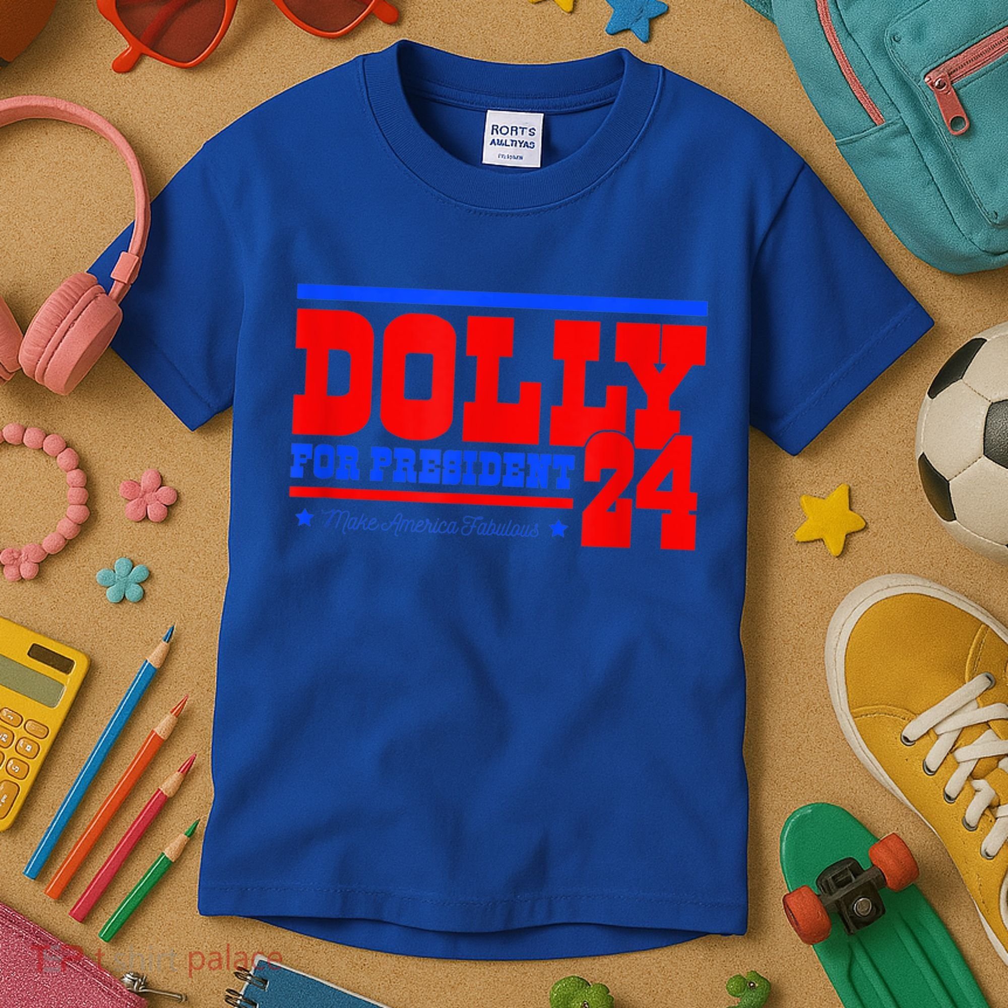 Dolly For President Kids T-Shirt