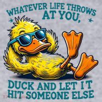  Duck Funny Quote Graphic For Women Women's Sweatshirt thumb 2