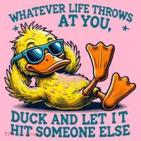  Duck Funny Quote Graphic For Women Coaster thumb 2