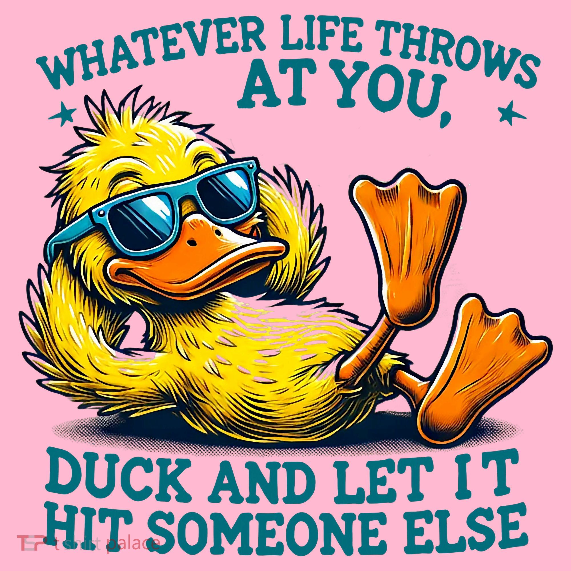  Duck Funny Quote Graphic For Women Coaster