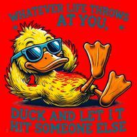  Duck Funny Quote Graphic For Women Santa Hat thumb 1