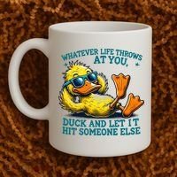  Duck Funny Quote Graphic For Women Coffee Mug thumb 2