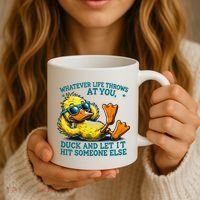  Duck Funny Quote Graphic For Women Coffee Mug thumb 3
