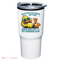  Duck Funny Quote Graphic For Women Tumbler thumb 0