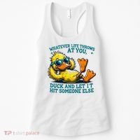  Duck Funny Quote Graphic For Women Women's Tank Top thumb 0