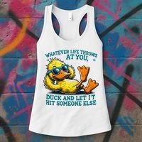  Duck Funny Quote Graphic For Women Women's Tank Top thumb 3