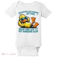  Duck Funny Quote Graphic For Women Baby Bodysuit thumb 0