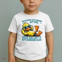  Duck Funny Quote Graphic For Women Toddler T-Shirt thumb 2
