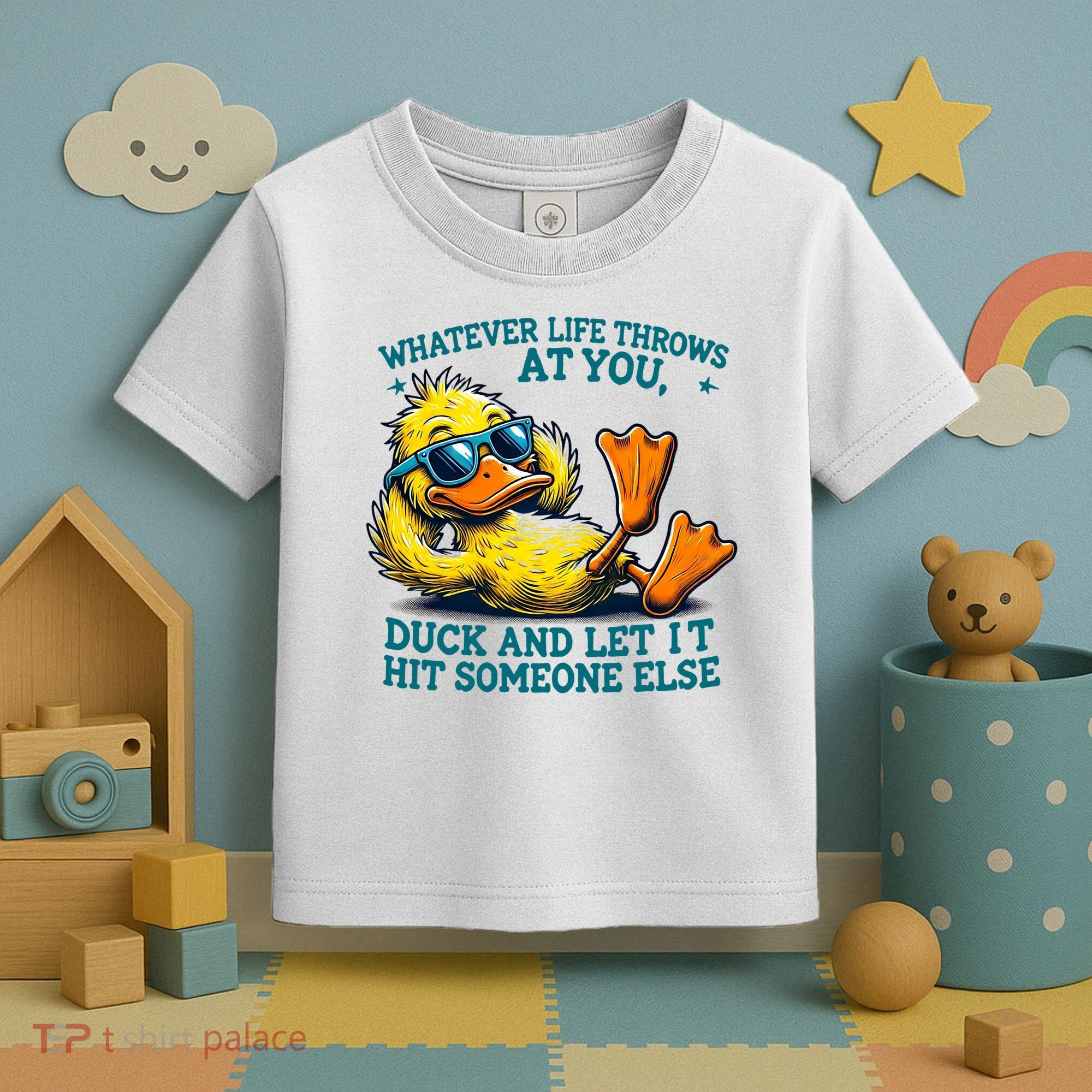  Duck Funny Quote Graphic For Women Toddler T-Shirt