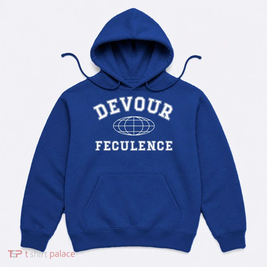 Devour Feculence Retirement Severance Big Word Work  Hoodie