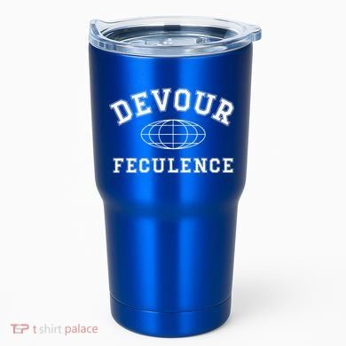 Devour Feculence Retirement Severance Big Word Work  Tumbler