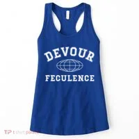 Devour Feculence Retirement Severance Big Word Work  Women's Tank Top thumb 0