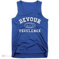 Devour Feculence Retirement Severance Big Word Work  Tank Top thumb 0