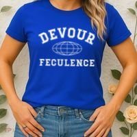 Devour Feculence Retirement Severance Big Word Work  Women's T-Shirt thumb 2