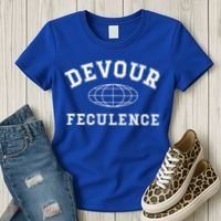 Devour Feculence Retirement Severance Big Word Work  Women's T-Shirt thumb 3