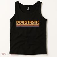 Dougtastic Funny Retro First Name Doug Tank Top thumb 2