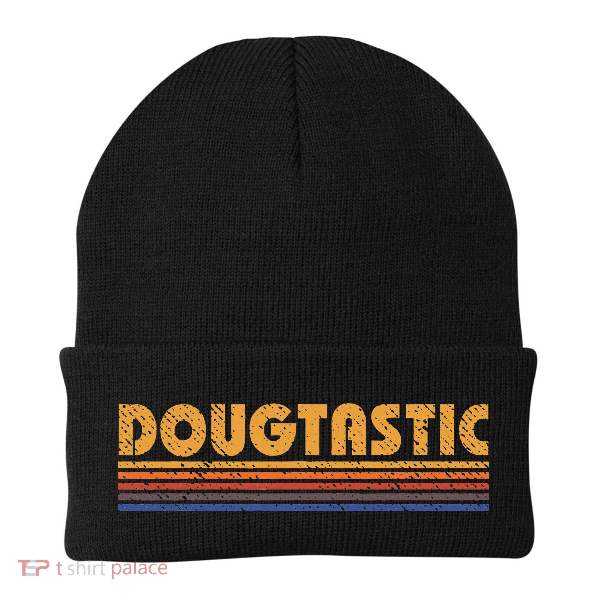 Dougtastic Funny Retro First Name Doug Beanie