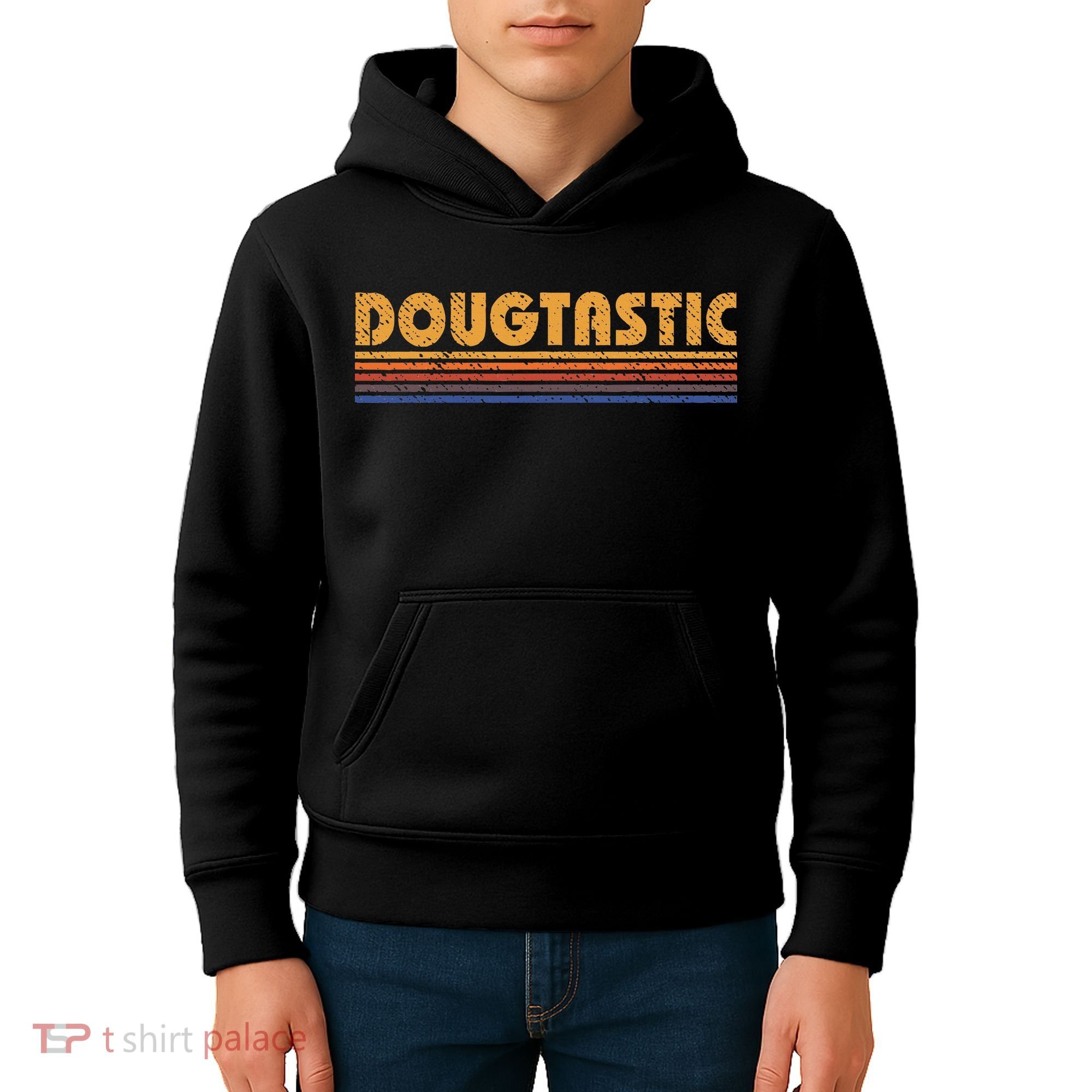 Dougtastic Funny Retro First Name Doug Kids Hoodie