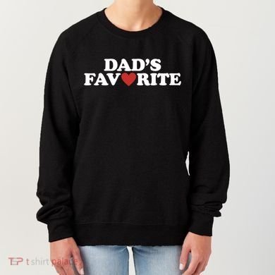 Dads Favorite Red Heart Cute Gift Women's Sweatshirt