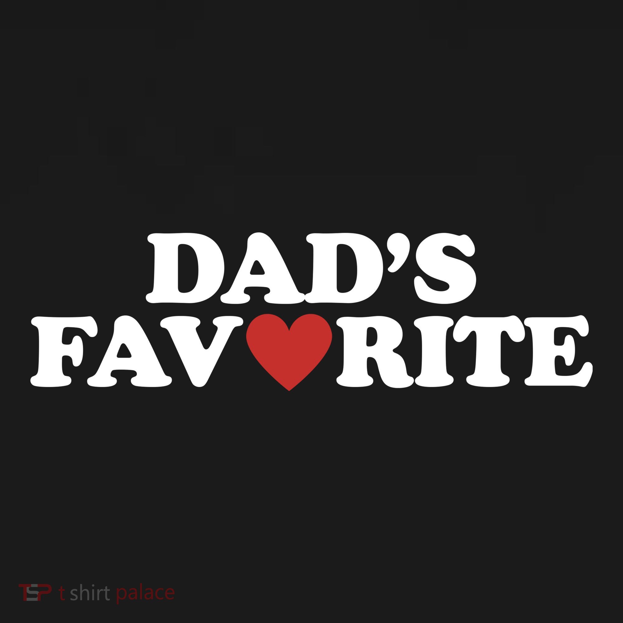 Dads Favorite Red Heart Cute Gift Backpack