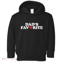 Dads Favorite Red Heart Cute Gift Toddler Hoodie thumb 0