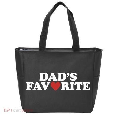 Dads Favorite Red Heart Cute Gift Tote Bag