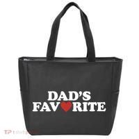 Dads Favorite Red Heart Cute Gift Tote Bag thumb 0