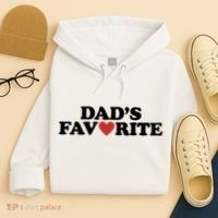 Dads Favorite Red Heart Cute Gift Hoodie thumb 4