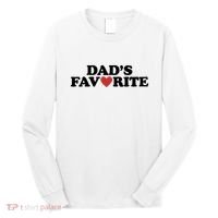 Dads Favorite Red Heart Cute Gift Long Sleeve Shirt thumb 0