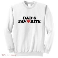 Dads Favorite Red Heart Cute Gift Sweatshirt thumb 0