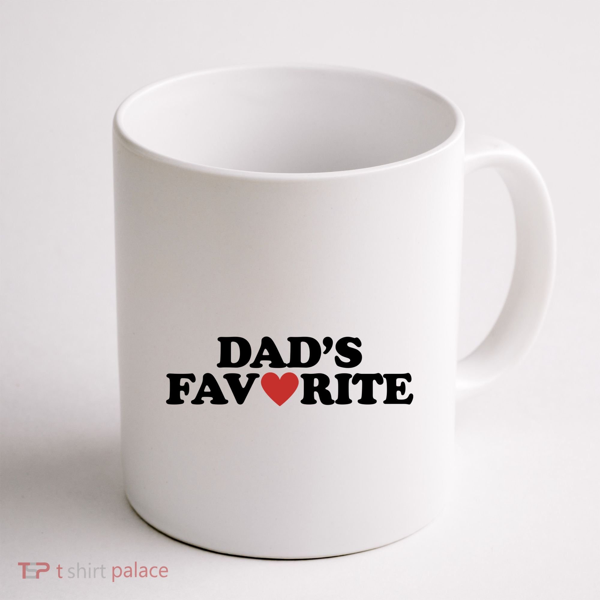Dads Favorite Red Heart Cute Gift Coffee Mug