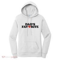 Dads Favorite Red Heart Cute Gift Women's Hoodie thumb 0