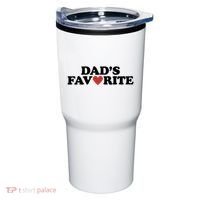 Dads Favorite Red Heart Cute Gift Tumbler thumb 0