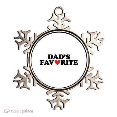 Dads Favorite Red Heart Cute Gift Ornament