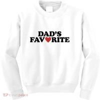 Dads Favorite Red Heart Cute Gift Kids Sweatshirt thumb 0