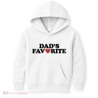 Dads Favorite Red Heart Cute Gift Kids Hoodie thumb 0
