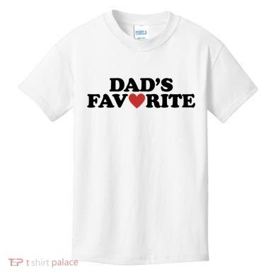 Dads Favorite Red Heart Cute Gift Kids T-Shirt