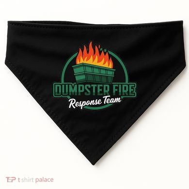 Dumpster Fire Response Team USA-Made Doggie Bandana