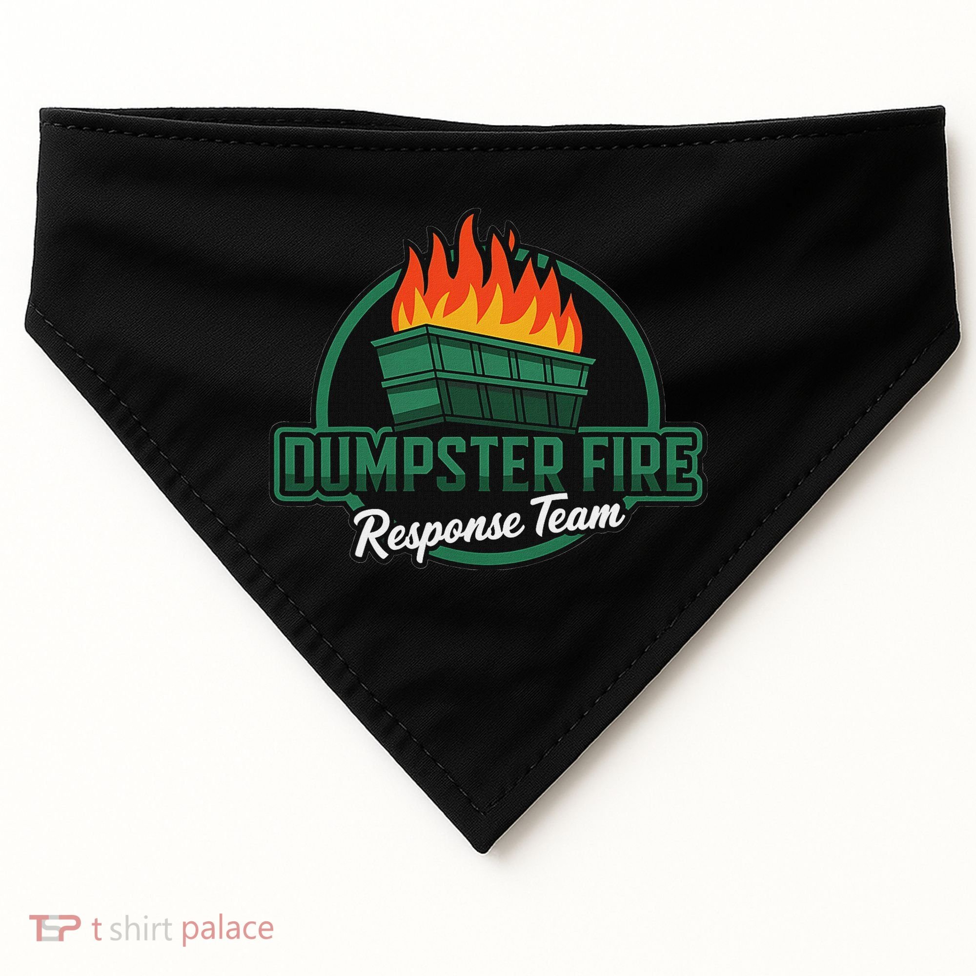 Dumpster Fire Response Team USA-Made Doggie Bandana