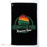 Dumpster Fire Response Team Golf Towel thumb 0