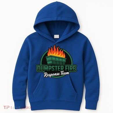 Dumpster Fire Response Team Kids Hoodie